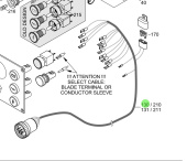 Steyr 2206290-1 - Instrument Panel Wire Harness 7 m With Black Plug