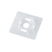 Ancor Self-Adhesive Cable Tie Holders, Natural or UV Black, Packs of 5 or 25