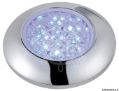 Osculati 13.179.22 - Watertight Chromed Ceiling Light, Blue LED Light