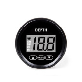 Hollex Depth Meter Black 9-32V with Mirror Transducer