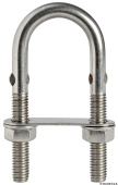 Osculati 39.126.02 - Stainless Steel U-Bolt with Rod 80mm x M5 mm 10 pcs