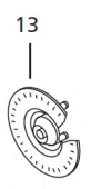 Webasto 1320260A - Fuel Mixture Propellor For HL 90 Heaters (Previous: 33094A)