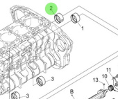 Nanni Diesel 970314859 - Camshaft Bearing for N4.85 and N4.100 Engines