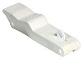 Peak Elastic Antivibrating Latch With Padlock Holder 150x36 White