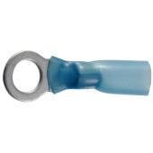 Euromarine Heat-shrinkable Eye Terminal 6mm Blue - Set Of 4