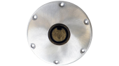 9" Round Aluminum Base Satin