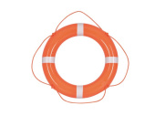 Talamex Lifebuoy PVC Orange 60 cm With White Strip