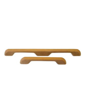 Lalizas Teak Handrails, 580–840 mm Length, 60 mm Height