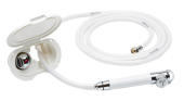 Allpa Shower And Mixer With Built-In Cabinet, Hose Length=2,5m, White