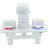 Whale RT2010 - Elegance Mixer Tap Combo Standard Outlet White
