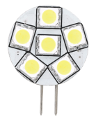 Allpa G4 LED Bulb, Back Pin, Ø23mm, 6x0,3w (1,8w)/10-30v, Warm White