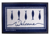 Marine Business Welcome Doormat Fish