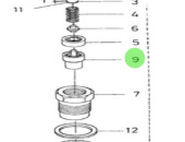 Nanni Diesel 970314274 - Injector Nozzle Piece for N4.38 Engines