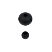 SeaSure Black Parrel Beads for Control Lines 45/12 mm (5 pcs)