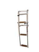 Hollex Foldable Swimming Ladder AISI316 3 Steps Teak