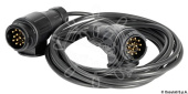 Osculati 02.024.08 - Extension Cable For Trailer 2 Plugs/13 Poles 5 m