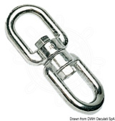 Osculati AISI 316 Stainless Steel Double Eye Swivel