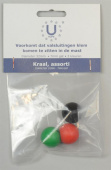 U-Rope Parrel Bead 32 mm Mix of 3 Colors