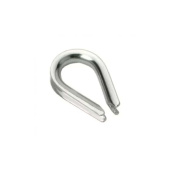 SeaSure Stainless Steel Rope Thimbles, 2-6 mm