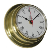 Altitude Quartz Clock Brass Front Loaded Ø125 mm