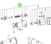 Bukh 00102-5S099 - Major Service Kit for S270J Sea Water Pumps