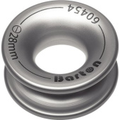 Barton 60454 – High Load Low Friction Eye 28mm, Hard Anodised Aluminium, Bore 28mm, Max Rope 16mm