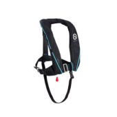 Ocean Safety Inflatable Life Jacket Sport 170 N ADV Self Harness Carbon Black