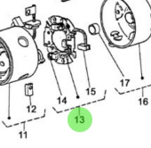 Nanni Diesel 970313920 - Starter Bushing for N2.14 Engines