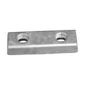 Tecnoseal Zinc Hull and Transom Plate Anode with Insert 205x65x37 mm