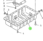 Nanni Diesel 970310700 - Engine Oil Pan for 4.330TDI and 4.340TDI Engines