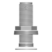 TruDesign White Recessed Skin Fittings Flush Through Hull