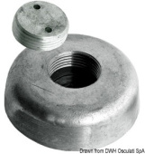 Hidden Mounting Zinc Anode Ø 135 mm 3910 g - Osculati 43.918.45