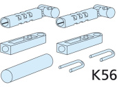 Ultraflex 39237C - Adapts C2-C8-Machzero Cables to Mercury Engine K-56
