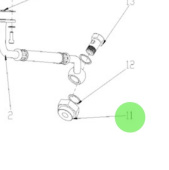 Nanni Diesel 48300427 - Male to Female Reduction Fitting for Turbocharger