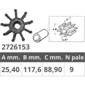 Finnord Jabsco Impeller 18786-0001