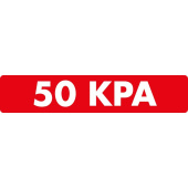 Marine 50 kPa (0.5 Bar) Pressure Identification Sticker, Soft PVC, 100×20 mm