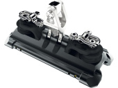 Lewmar 29431415BK - SZ1 TB Car With Upstand + 2 Sheaves + Becket