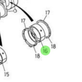 Nanni Diesel 970307573 - Crankshaft Bearing 0.4 for HE and N Series Engines