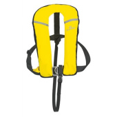 Plastimo 65321 - Pilot Pro 180 inflatable lifejacket with harness, auto hydrostatic, yellow