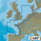 C-MAP Memory Card MAX - North-West European Coast