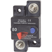 Blue Sea 7176 - Circuit Breaker Klixon Surface Mount 80A