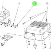 Nanni Diesel 39160664 - Mounting Bolt for EDU Assembly