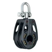 Harken 3228 - 57mm Black Magic 2-Sheave Aluminum Low-Load Block Swivel