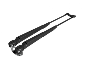 Roca 538324 - Pantograph Arm W10/12, Black/Stainless Steel 454-591mm