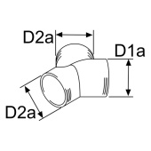 Webasto 1320753A - Distributor Y-Piece 80/55/55