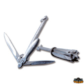 Trem Hot-Dip Galvanised Folding Grapnel Anchor with Shackle