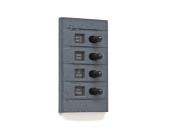 Connex SP41M - Switch Panel, 4 Switches, with Fuse and Lighting