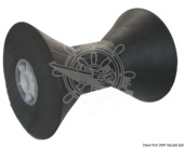 Osculati 02.029.12 - Central Roller, Black 205 mm Ø Hole 25 mm