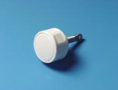 Gebo Knob White Complete For Porthole