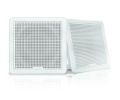 Fusion FM-F65SW - Flush Mount Speakers, 6.5", Square White (2 pcs.)